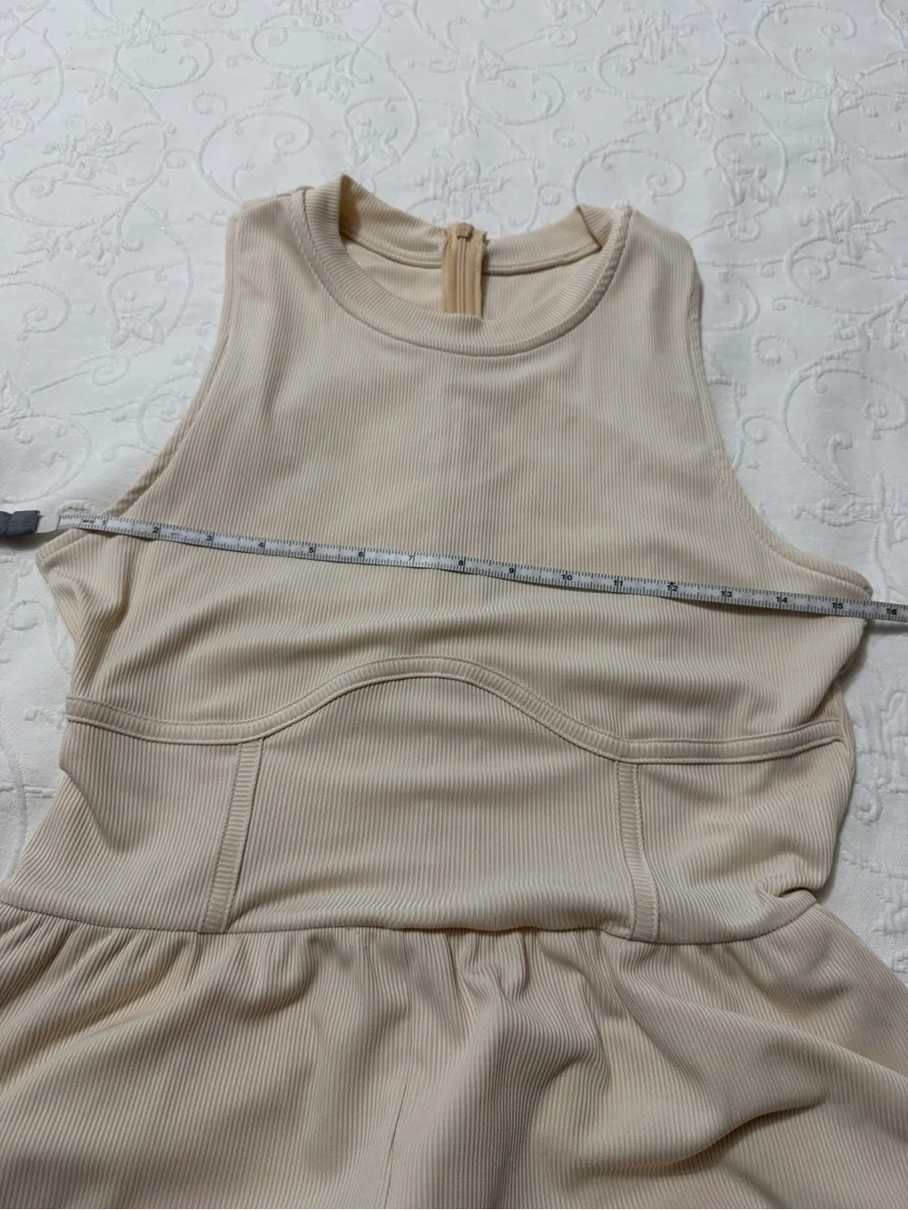Cider Ivory Sleeveless Wide-Leg Jumpsuit - Picture 10 of 13